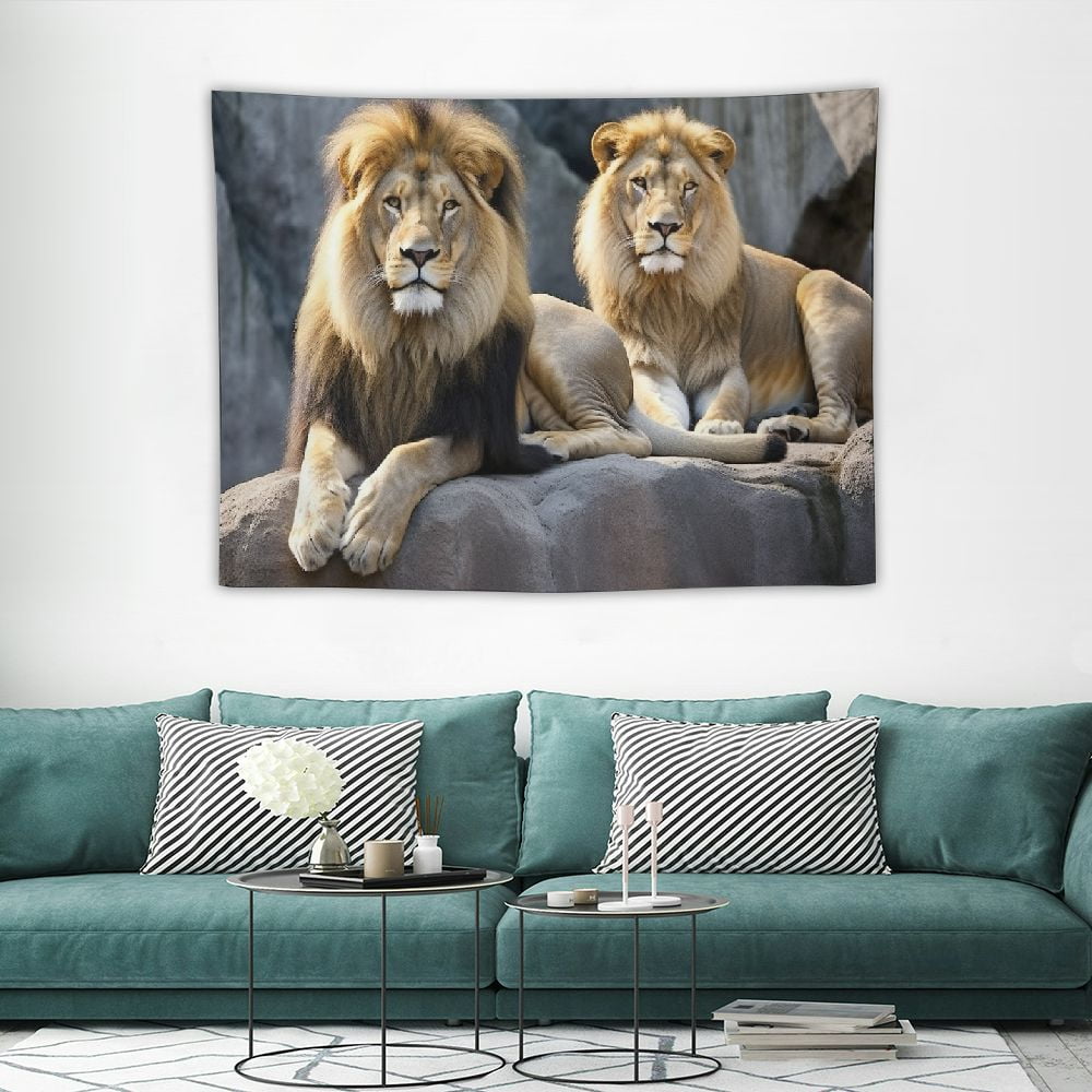 Tribal Lion Tapestry (Poster Size) main image 1