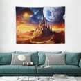 thumbnail image 1 of ONETECH  Magical World Tapestry Wizard Fairy Tale Castle Tapestries Fantasy Galaxy Tapestry Wall Hanging for Home Living Room Bedroom Decor, 1 of 7