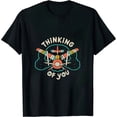 thumbnail image 1 of ONETECH Mens Thinking of You Tshirt Funny Voodoo Doll Graphic Novelty Tee, 1 of 3