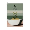 thumbnail image 1 of ONETECH Minimalist Plant Golf Towel 24x16in - Birthday Gift 1PC, 1 of 7