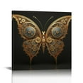 thumbnail image 1 of ONETECH Modern Canvas Painting Poster Print Square Mechanical Butterflies Steampunk Home Decor 12\x12\, 1 of 4