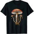 thumbnail image 1 of ONETECH Mushrooms Mushroom Collector Collect Gift DNA Graphic T-Shirt, 1 of 3