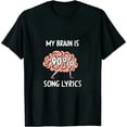 thumbnail image 1 of ONETECH My Brain Is 99% Song Lyrics Musican Song Writer Composer T-Shirt, 1 of 3