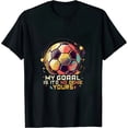 thumbnail image 1 of ONETECH My Goal Is To Deny Yours Soccer Goalie Distressed Goalkeeper T-Shirt, 1 of 3