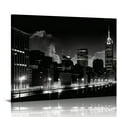 thumbnail image 1 of ONETECH Nashville Skyline Wall Art Panoramic City Landscape Picture Canvas Modern Artwork 20\x16\, 1 of 4
