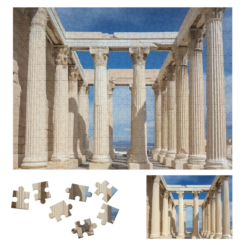 ONETECH Neoclassical Architecture Wooden Puzzle Challenging Difficult ...