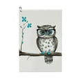 thumbnail image 1 of ONETECH Owl Glasses Branch Golf Towel 24x16in Golf Accessories and Gifts 2PC, 1 of 7