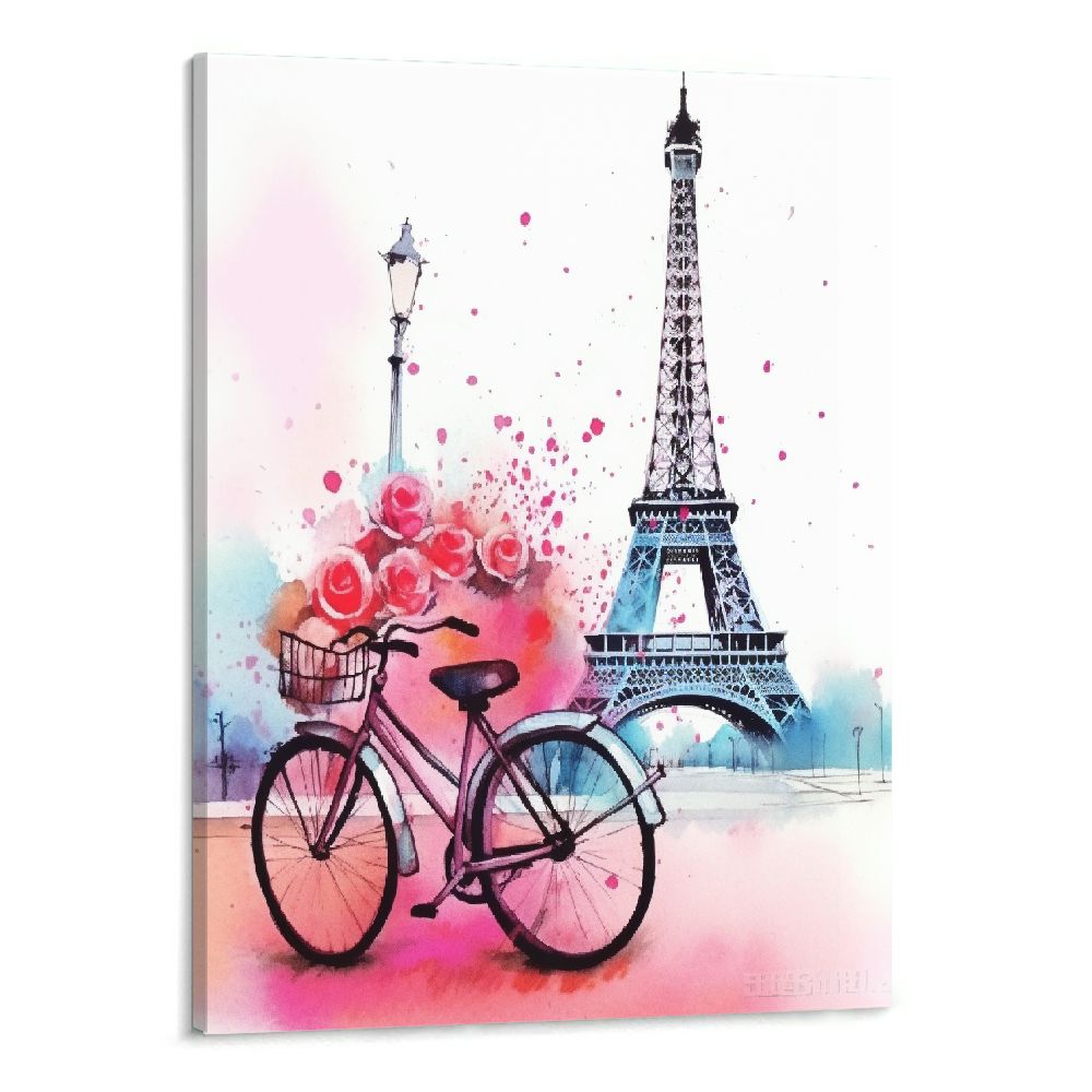 Paris Wall Decor Pink Wall Art for Girls Bedroom Decor Modern