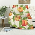 thumbnail image 1 of ONETECH  Peach Throw Blanket Watercolor Hand Drawn Peaches Seamless Pattern Decorative Soft Warm Cozy Flannel Plush Throws Blankets for Baby Toddler Dog Cat, 1 of 6