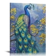 thumbnail image 1 of ONETECH Peacock Canvas Wall Art Peacock Picture Wall Decor Purple Peacock Prints Framed Modern Artwork for Home Living Room Bedroom Bathroom, 1 of 5