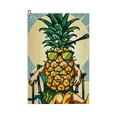 thumbnail image 1 of ONETECH Pineapple Sunglasses Beach Golf Towel Funny Golf Towel for Men Father's Day 2PC, 1 of 7