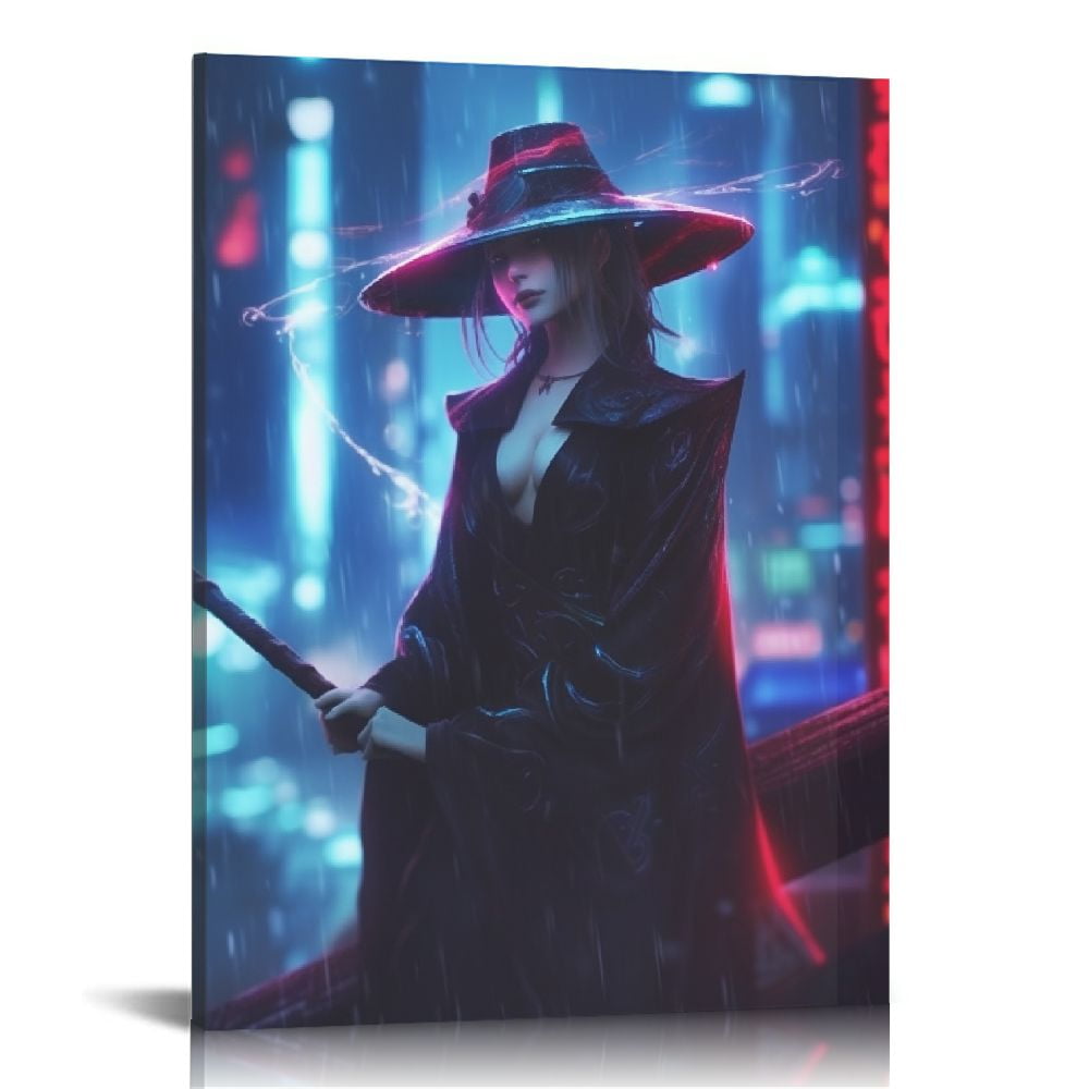 ONETECH QQQDADA Japanese Wall Art Prints Japan Neon Posters Abstract ...