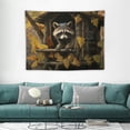 thumbnail image 1 of ONETECH Raccoon Tapestry Wall Cute Animal Tapestry Large Tapestry Raccoon Background Animal Tapestry Wall Hanging, 1 of 7
