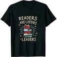 thumbnail image 1 of ONETECH Readers Are Leaders Reading Book Lovers Teacher Women Kids T-Shirt, 1 of 3