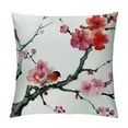 thumbnail image 1 of FUMJ  Red Japanese Cherry Blossom Pillow Covers,Watercolor Throw Pillow Cases Square Pillowcases for Home Decorative Living Room Sofa Bedroom Outdoor, 1 of 5