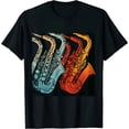 thumbnail image 1 of ONETECH Retro Saxophone T-Shirt, 1 of 3