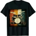 thumbnail image 1 of ONETECH Retro Vintage Drum Set Drumset Drumming Funny Drummer T-Shirt, 1 of 3