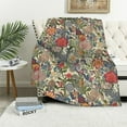thumbnail image 1 of ONETECH Retro William Morris Art Blanket Lightweight Flannel Abstract Boho Mid Century Colorful Floral Throw Blanket for Women Men Soft Cozy Plush Warm Birthday Gifts, 1 of 6