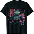 thumbnail image 1 of ONETECH Robot Machine Technological Technology Futuristic T-Shirt, 1 of 3