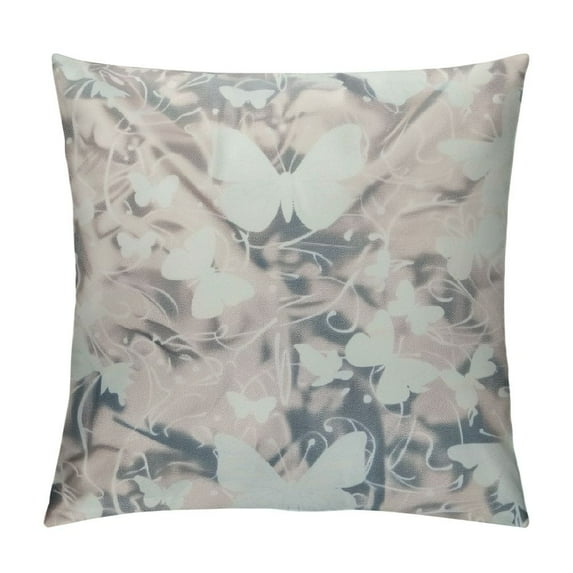 FUMJ Satin Pillowcase for Hair & Skin Softer Than Pillow Cases, Cooling Satin Pillowcase with Zipper, Pillow Case Cover, Satin Pillow Cases Standard Size,Champagne Butterfly