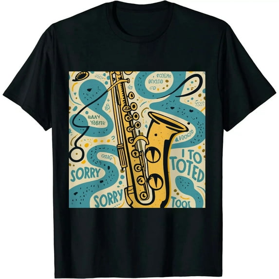 ONETECH School Marching Sax Player Funny Saxophone T-Shirt