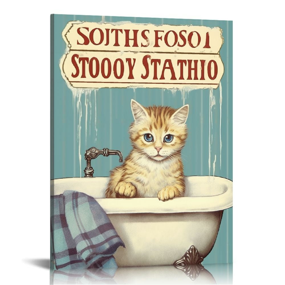 ONETECH Scottish Fold Cat & Co. Bath Soap Wash Your Paws Vintage Tin ...