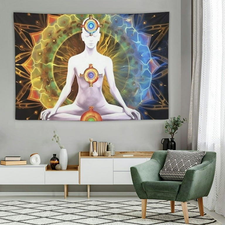 Meditation Chakra Tapestry Wall Hanging Decor Yoga Meditation