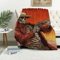thumbnail image 1 of ONETECH  Shot for Shot Skeleton Blanket - Gift Fantasy Throw Woven from Cotton, 1 of 6