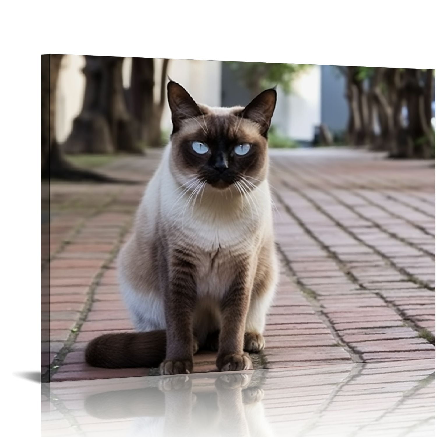 ONETECH Siamese Cat Canvas Wall Art For Living room Poster Printing