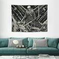 thumbnail image 1 of ONETECH  Skull Tapestry Black and White Tapestry Branches Tapestry Skeleton Crow Raven Tapestry Hippie Eyes Tapestry Wall Hanging for Room, 1 of 7