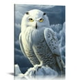 thumbnail image 1 of ONETECH  Snowy Owl Sanctuary Canvas Poster Wall Art Decor Print Picture Paintings for Living Room Bedroom Decoration, 1 of 4
