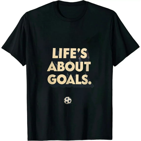 ONETECH Soccer Shirt for Boys | 'Life's About Goals' | Boys Soccer T-Shirt