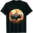 thumbnail image 1 of ONETECH Southwest buffalo desert vacation casual graphic for women T-Shirt, 1 of 3