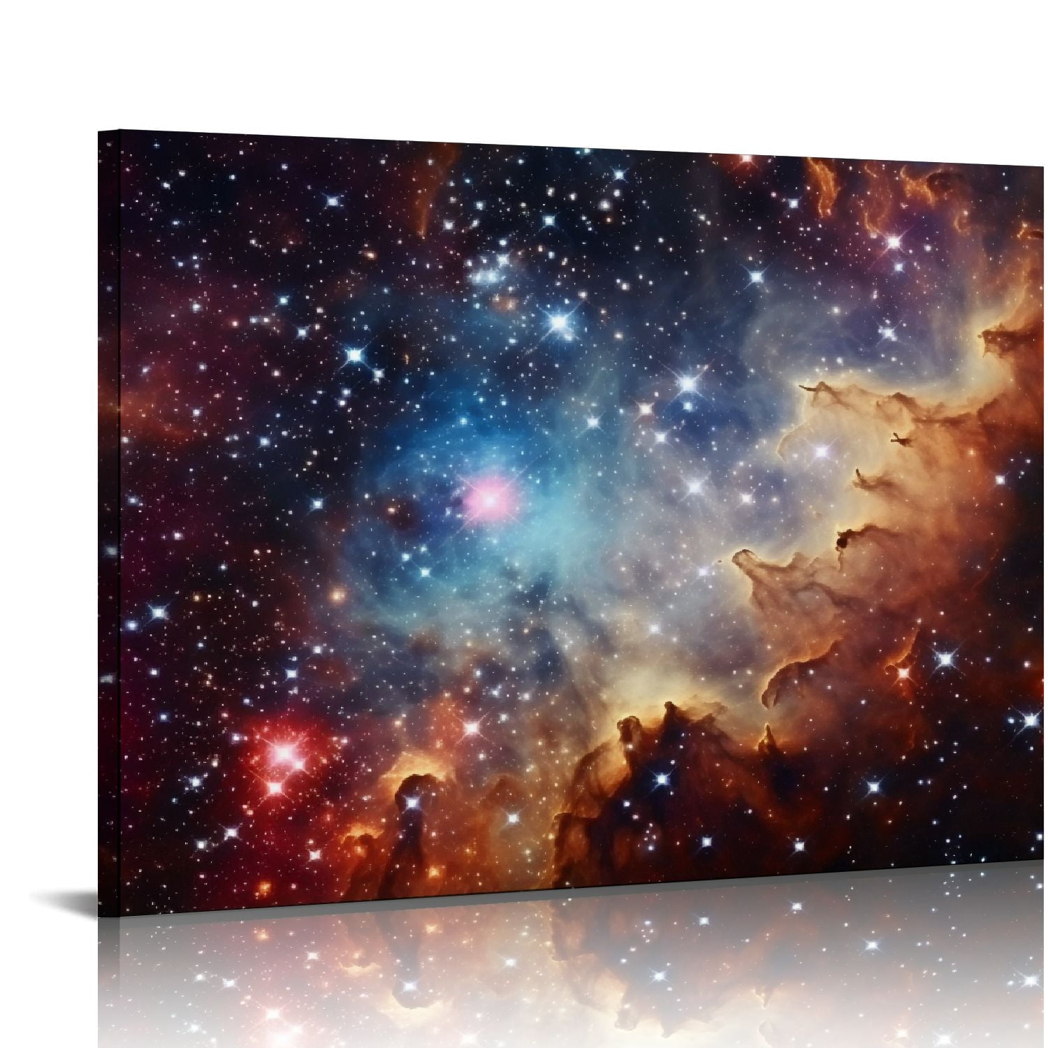 ONETECH Space Wall Art for Kids Room Decor, Galaxy Painting Canvas ...