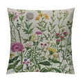thumbnail image 1 of ONETECH  Spring Flower Pillow Cover Green Herbs Plant Leaf Floral Throw Pillow Covers Spring Cushion Case Farmhouse Decorative Pillows for Couch Sofa Home, 1 of 5