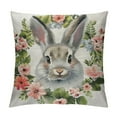 thumbnail image 1 of FUMJ  Spring Pillow Covers Easter Decorations Throw Pillow Covers for Bunny Rabbit Home Office Sofa Couch Bed Decoration, 1 of 5