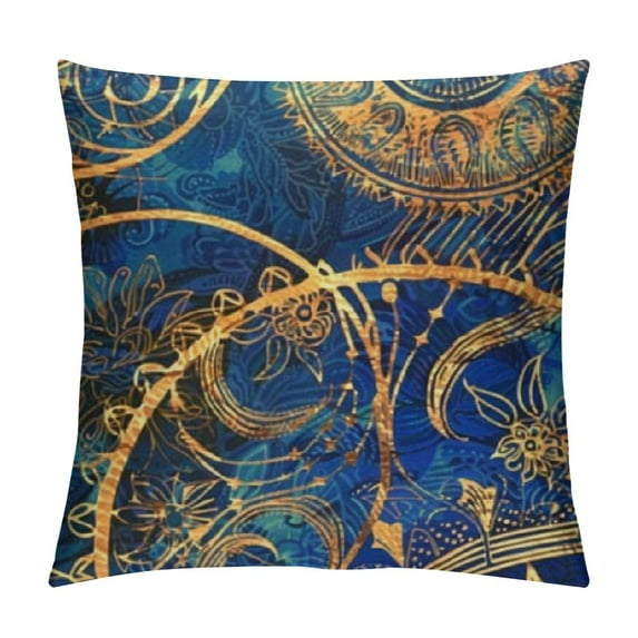 FUMJ Square Throw Pillow Covers Bohemian Pillow Cases Decorative for Home Bedroom Sofa Pillowcases