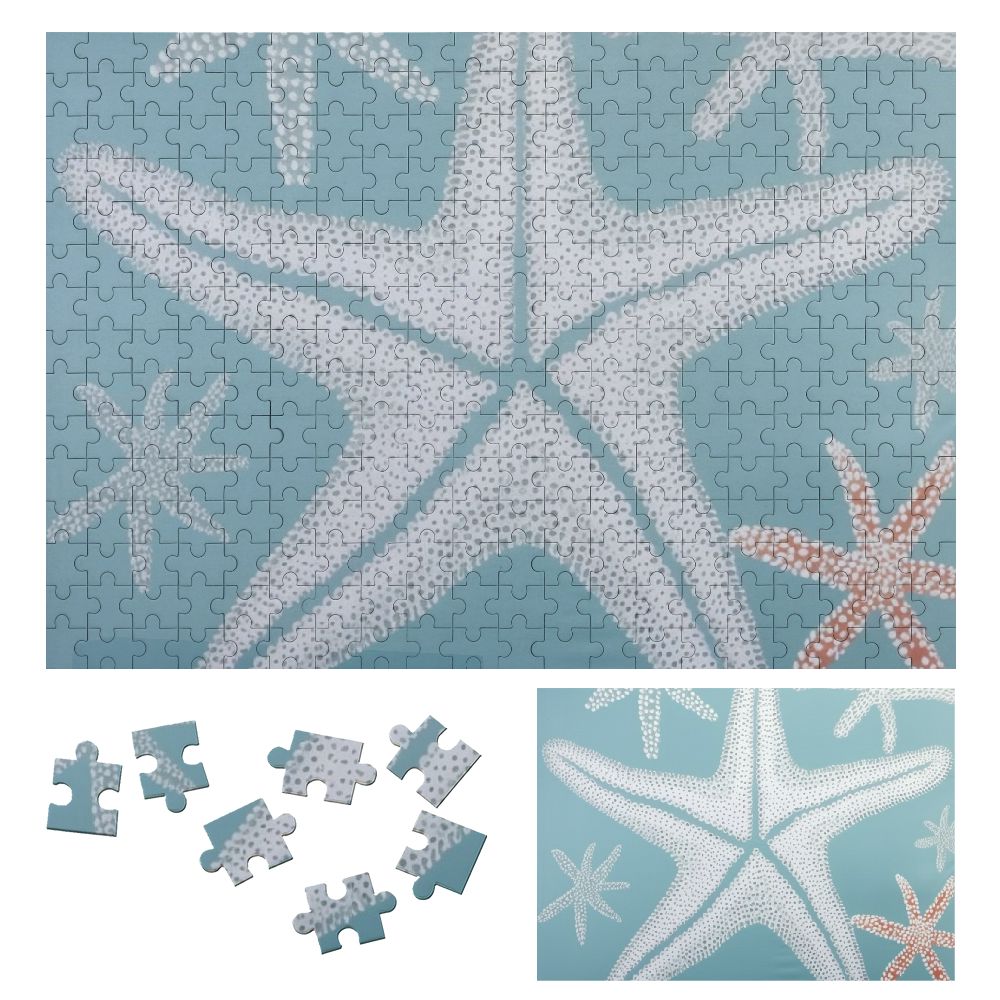 ONETECH Starfish Decorative Wooden Jigsaw Puzzle Challenging Difficult ...