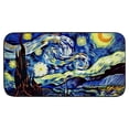 thumbnail image 1 of ONETECH Starry Night Cityscape Square Floor Mat Rug for Home Entrance Outside Entry 19.68*39.37 in, 1 of 6