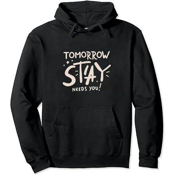 ONETECH Stay Tomorrow Needs You Mental Health Awareness Graphic Pullover Hoodie