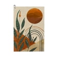 thumbnail image 1 of ONETECH Sun Circle Art Deco Golf Towel - Birthday Gift 24x16in 1PC, 1 of 7