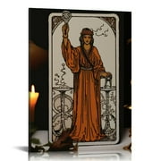 ONETECH The Magician Tarot Card - Neutral Vibes Boho Tarot Print