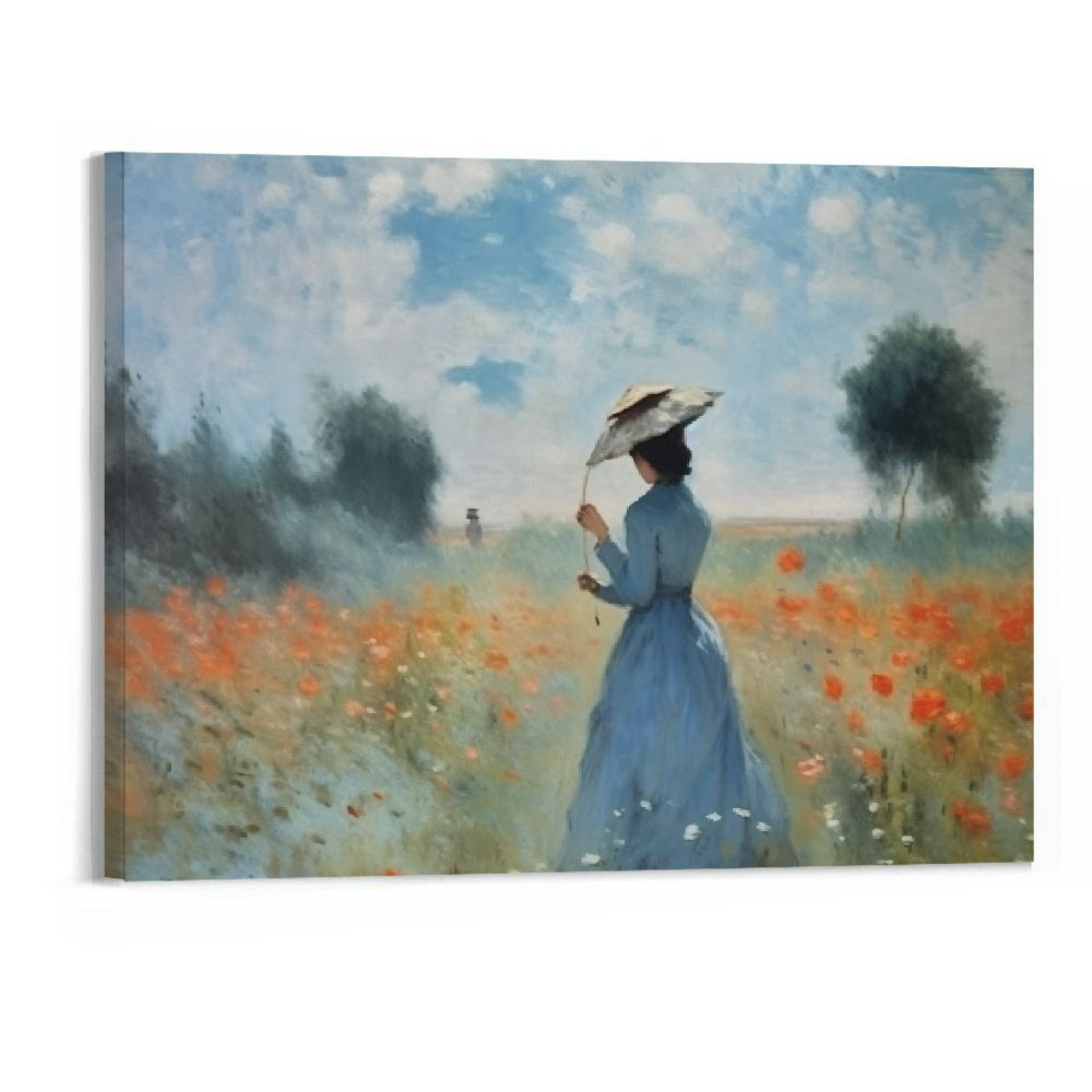 ONETECH The Poppy Field Near Argenteuil Giclee Canvas Prints Wall Art ...