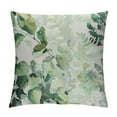 thumbnail image 1 of FUMJ  Throw Pillow Covers Green Leaf Watercolor Eucalyptus Branches Hand Floral with Plant Objects White Natural Greenery Twig Cushion Pillowcase Sofa, 1 of 5