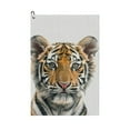 thumbnail image 1 of ONETECH Tiger Microfiber Premium Golf Towel 24x16in 2PC, 1 of 7