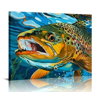 Fish Painting Canvas