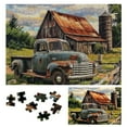 Truck Barn Silo Wooden Puzzle for Adults and Kids 300 PCS
