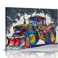 thumbnail image 1 of ONETECH  Truck Canvas Wall Art Boys Room Decor Construction Vehicles Car Pictures for Kids Bedroom Graffiti Painting Art Prints Poster Nursery Home Decorations, 1 of 5