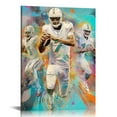 thumbnail image 1 of ONETECH Tua Tagovailoa Tyreek Hill Canvas Poster Wall Art Decor Print Picture Paintings for Living Room Bedroom Decoration, 1 of 4