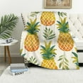 thumbnail image 1 of ONETECH  Ultra Soft Flannel Bed Blanket Summer Pineapple Throw Blanket All Season Warm Fuzzy Light Weight Cozy Plush Blankets for Living Room/Bedroom, 1 of 6